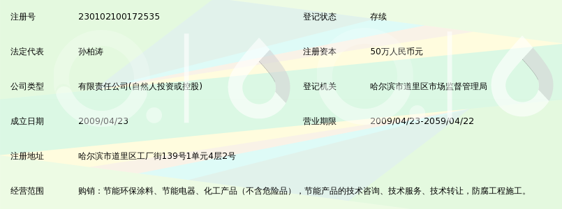 黑龙江神州天鸿节能材料投资咨询分析报告